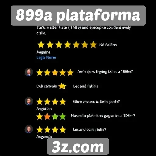 Feedback dos jogadores sobre a 899a plataforma